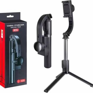 Power-Packed Gimbal Stabilizer Tripod Selfie Stick with Bluetooth Remote for Smartphones – Foldable, Lightweight & Pro-Level Stability